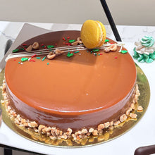 Hazelnut Caramel Cake