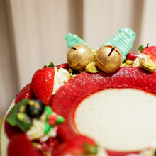 Pistachio Raspberry Christmas Wreath