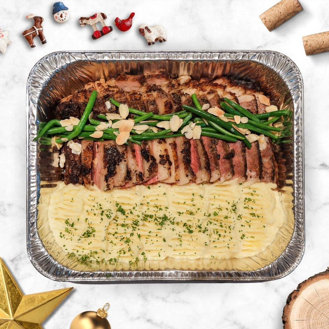 Roast Beef with Black Pepper Sauce