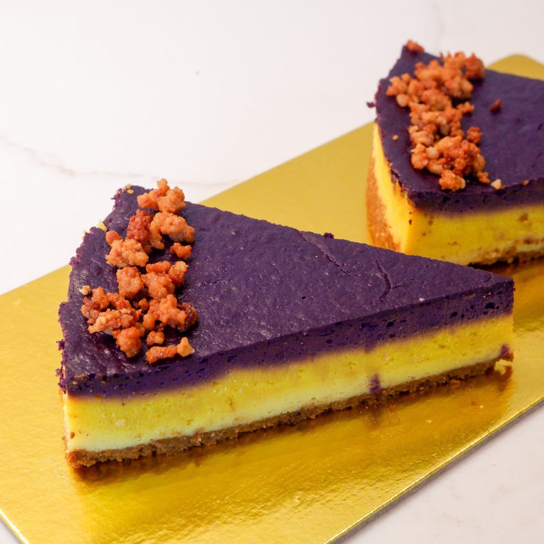 Sapin-Sapin Cheesecake per slice