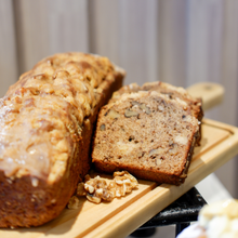 Banana Walnut Coffee Loaf